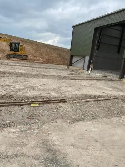 Concrete aprons now done for the Ramsbury project 😍
