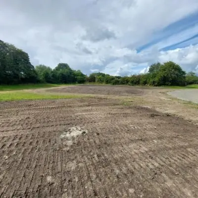 Landscaping and pond all done 💪💪🐟🦢🚜