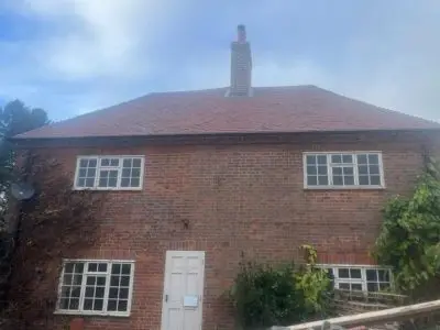 Oh she does look beautiful with her new hat and new guttering 😍 we love ￼renovations , mixing the old with the new ❤️